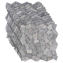 vidaXL Mozaik Csempék Világosszürke 30 x 30 cm Márvány