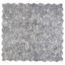vidaXL Mozaik Csempék Világosszürke 30 x 30 cm Márvány