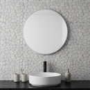 vidaXL Kavics csempe Fehér 30 x 30 cm Folyó Kavics