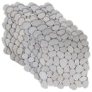 vidaXL Kavics csempe Fehér 30 x 30 cm Folyó Kavics