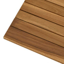 vidaXL Asztallap 50 x 50 x 3,5 cm Négyzet Tömör Teakfa Természetes