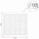 vidaXL Asztallap 70 x 70 x 3,5 cm Négyzet Tömör Teakfa Természetes