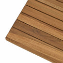 vidaXL Asztallap 90 x 45 x 3,5 cm Négyszögletes Tömör Teakfa