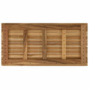 vidaXL Asztallap 90 x 45 x 3,5 cm Négyszögletes Tömör Teakfa