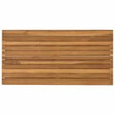 vidaXL Asztallap 90 x 45 x 3,5 cm Négyszögletes Tömör Teakfa