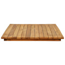 vidaXL Asztallap 100 x 50 x 3,5 cm Négyszögletes Tömör Teakfa