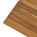 vidaXL Asztallap 110 x 55 x 3,5 cm Négyszögletes Tömör Teakfa