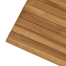 vidaXL Asztallap 120 x 70 x 3,5 cm Négyszögletes Tömör Teakfa