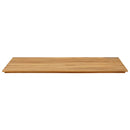 vidaXL Asztallap 120 x 70 x 3,5 cm Négyszögletes Tömör Teakfa