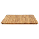 vidaXL Asztallap 120 x 70 x 3,5 cm Négyszögletes Tömör Teakfa