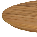 vidaXL Asztallap 100 x 50 x 3,5 cm Ovális Tömör Teakfa Természetes
