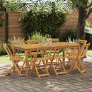 vidaXL Kültéri bistro székek 8 pcs Természetes 40 x 53 x 80 cm