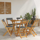 vidaXL Kültéri bistro székek 6 pcs Sötétszürke 40 x 53 x 80 cm