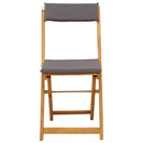 vidaXL Kültéri bistro székek 6 pcs Sötétszürke 40 x 53 x 80 cm
