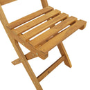 vidaXL Kültéri bistro székek 8 pcs Természetes 40 x 42 x 85 cm