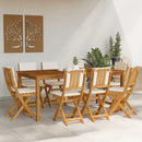 vidaXL Kültéri bistro székek párnával 8 pcs Krémfehér 38 x 46 x 85 cm