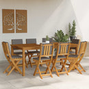 vidaXL Kültéri bistro székek 8 pcs Sötétszürke 38 x 46 x 85 cm