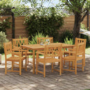 vidaXL Kerti pad 6 pcs Természetes 56 x 55,5 x 90 cm Tömör Akácfa