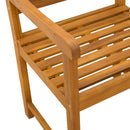 vidaXL Kerti pad 8 pcs Természetes 56 x 55,5 x 90 cm Tömör Akácfa