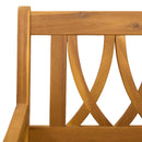 vidaXL Kerti pad 8 pcs Természetes 56 x 55,5 x 90 cm Tömör Akácfa