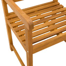 vidaXL Kerti pad 6 pcs Természetes 56 x 55,5 x 90 cm Tömör Akácfa