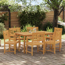 vidaXL Kerti pad 6 pcs Természetes 56 x 55,5 x 90 cm Tömör Akácfa