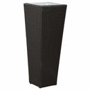 vidaXL Kültéri Készlet 3 pcs Fekete Fém
