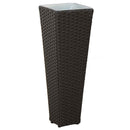 vidaXL Kültéri Készlet 3 pcs Fekete Fém