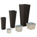 vidaXL Kültéri Készlet 3 pcs Fekete Fém