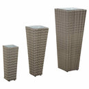 vidaXL Kültéri Készlet 3 pcs Fém