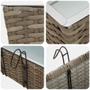vidaXL Erkély 2 pcs 50 x 17 x 17 cm Fém