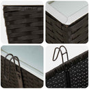 vidaXL Erkély 2 pcs 80 x 17 x 17 cm Fém