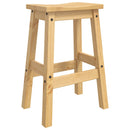 vidaXL Bárszék 2 db Mézes Viasz 44 x 30 x 63 cm Tömör fenyő