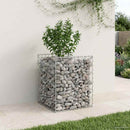 vidaXL Gabion emelt ágy Ezüst