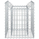 vidaXL Gabion emelt ágy Ezüst