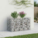 vidaXL Gabion emelt ágy Ezüst