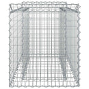 vidaXL Gabion emelt ágy Ezüst