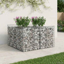 vidaXL Gabion emelt ágy Ezüst