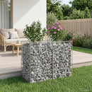 vidaXL Gabion emelt ágy Ezüst