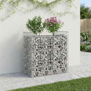 vidaXL Gabion emelt ágy Ezüst