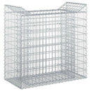 vidaXL Gabion emelt ágy Ezüst