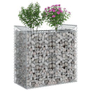 vidaXL Gabion emelt ágy Ezüst