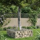 vidaXL Gabion emelt ágy Ezüst