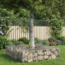 vidaXL Gabion emelt ágy Ezüst