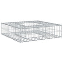 vidaXL Gabion emelt ágy Ezüst