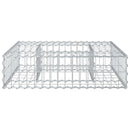 vidaXL Gabion emelt ágy Ezüst