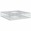 vidaXL Gabion emelt ágy Ezüst