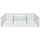 vidaXL Gabion emelt ágy Ezüst