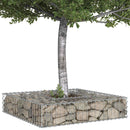 vidaXL Gabion emelt ágy Ezüst