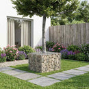 vidaXL Gabion emelt ágy Ezüst